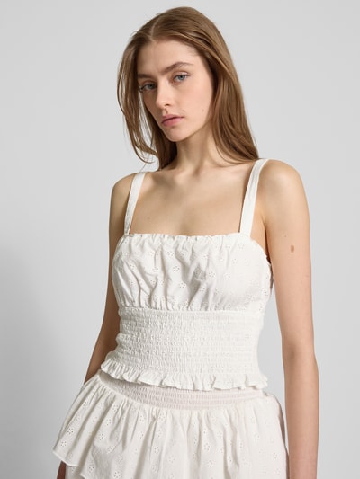 Review Top mit Smok-Details Weiss 3