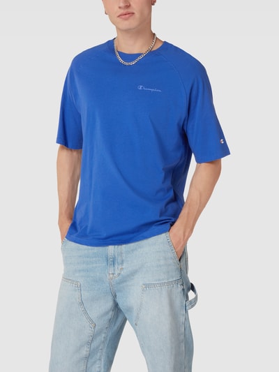 CHAMPION T-Shirt mit Logo-Print Royalblau 4