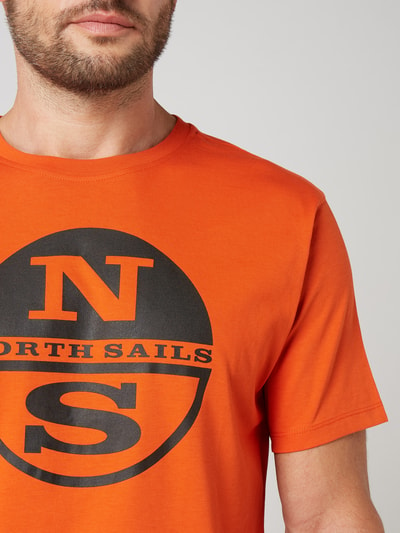 NORTH SAILS T-Shirt mit Logo  Orange 3