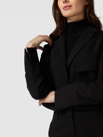 comma Cropped Blazer mit Strukturmuster Black 3