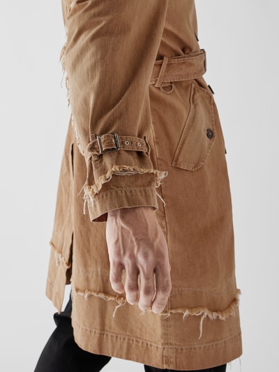 R13 Trenchcoat mit Denim-Finish Khaki 6