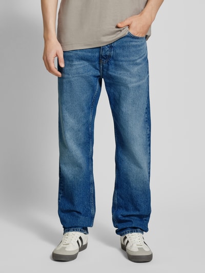 Calvin Klein Jeans Straight Leg Jeans mit Label-Detail Jeansblau 4