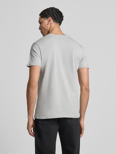 Alpha Industries T-Shirt mit Label-Details Modell 'BASIC' Hellgrau 5