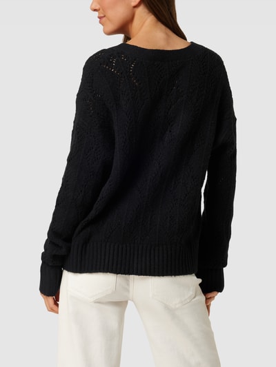 Christian Berg Woman Cardigan in Strick-Optik Black 5