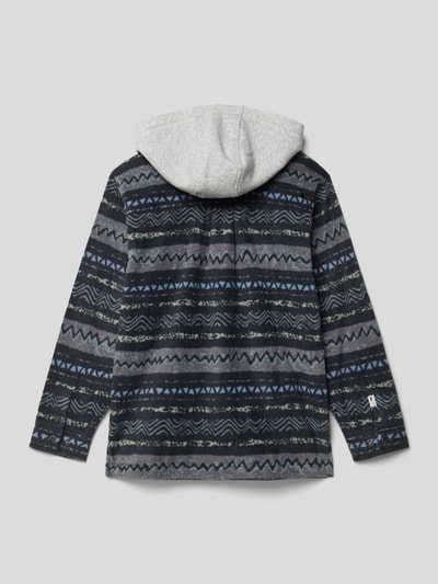 Quiksilver Jack met all-over motief Grafiet - 3