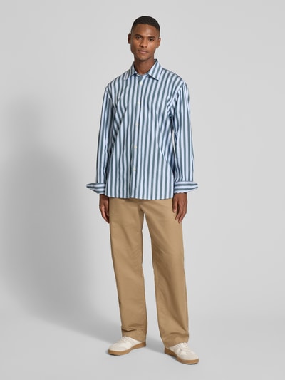 SELECTED HOMME Relaxed fit vrijetijdsoverhemd van puur katoen, model 'RLXHENRIC' Donkergroen - 1