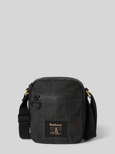 Barbour Wasserabweisende Umhängetasche mit Label-Patch Anthrazit 2