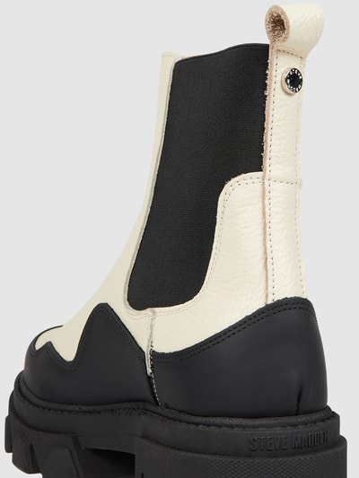 Steve Madden Chelsea boots van leer, model 'Merilyn' Beige - 2