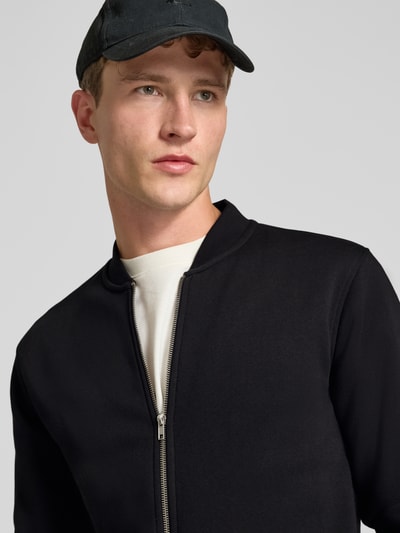 ONLY & SONS Regular fit sweatjack van katoenmix model 'CERES' Zwart - 3