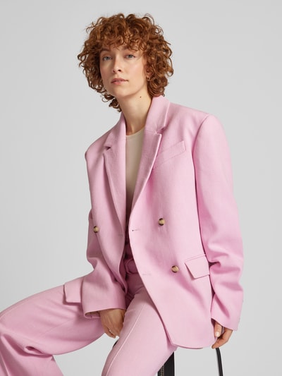 Nanushka Blazer mit Reverskragen Rosa 3