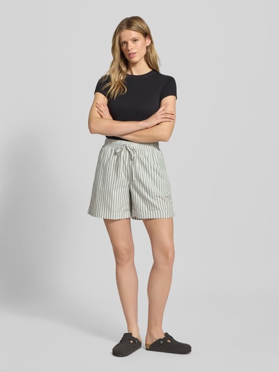 Pieces Regular fit korte broek van puur katoen, model 'TAELYN‘ Offwhite - 1