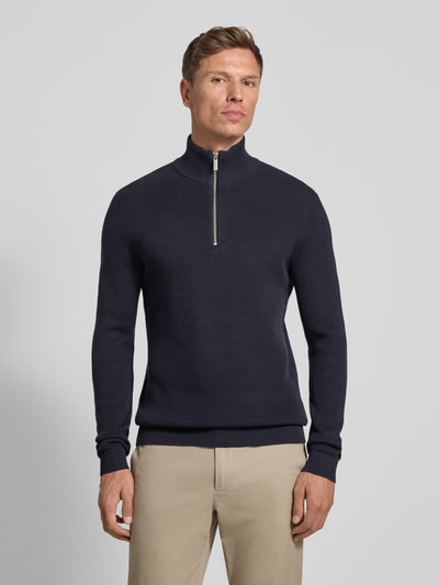 SELECTED HOMME Regular fit schipperstrui van puur katoen, model 'DANE' Donkerblauw - 4