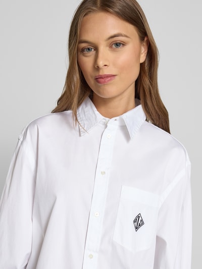 Polo Ralph Lauren Oversized overhemdblouse met borstzak Wit - 3