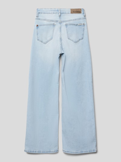 Garcia Wide leg jeans met Franse steekzakken, model 'Annema' Lichtblauw - 3