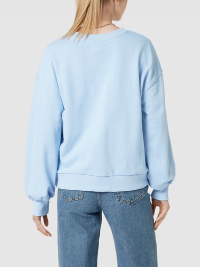 Pepe Jeans Sweatshirt mit Label-Print Modell 'Wyllile' Hellblau 5