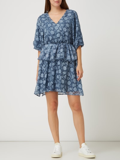 NA-KD Kleid mit floralem Muster  Hellblau 1