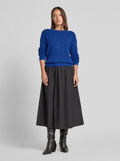 MSCH Copenhagen Gebreide pullover met ronde hals, model 'Festina Hope' Koningsblauw - 1