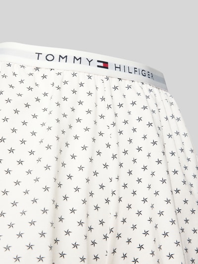 TOMMY HILFIGER Pyjama-Shorts mit elastischem Bund Weiss 2