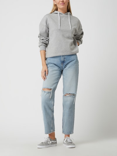 QS by s.Oliver Hoodie van katoenmix Lichtgrijs - 1