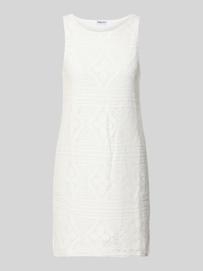 Produktfoto, Körpernahes Freizeitkleid aus Baumwoll-Mix Modell 'BONNIE' von Pieces, Optik: Unifarben, Mini-Länge, Struktur, breite Träger