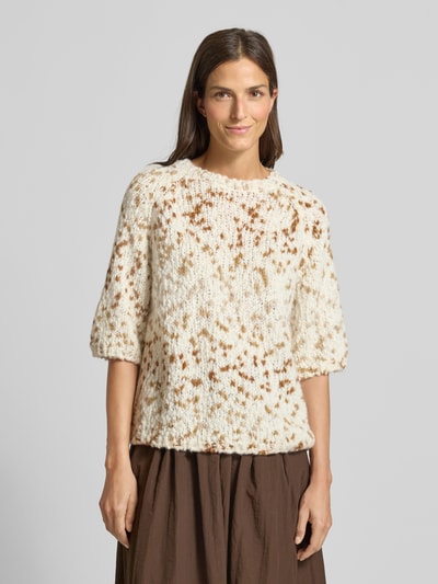 Smith and Soul Strickpullover mit Rundhalsausschnitt und 1/2-Arm Weiss 4