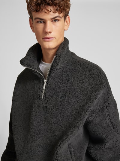 Pegador Sweatshirt mit Stehkragen Anthrazit 3