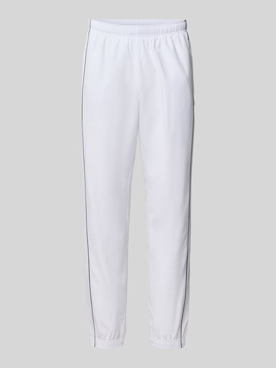Lacoste Sport Regular Fit Trainingshose mit Logo-Patch Weiss 1
