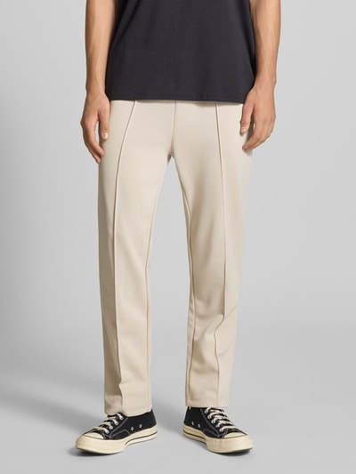 Pegador Sweatpants mit Label-Stitching Modell 'Motus Track Pants' Ecru 4