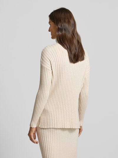 Soyaconcept Rollkragenpullover mit Rollkragen Modell 'KANITA' Ecru Melange 5