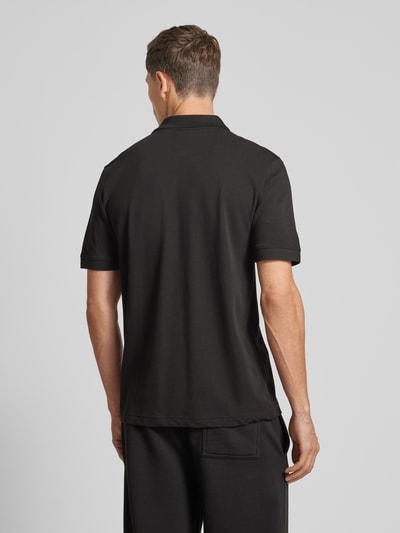 HUGO Regular Fit Poloshirt mit Label-Print und -Stitching Black 5