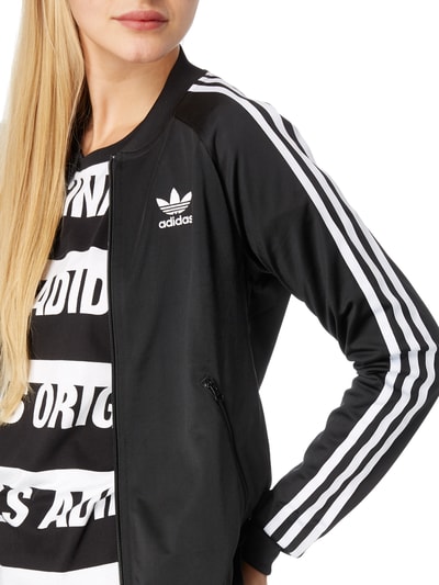 adidas Originals Bomber mit Logo-Streifen Black 6