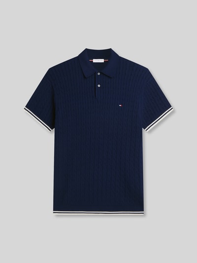 Tommy Hilfiger regular fit poloshirt van puur katoen Donkerblauw - 2