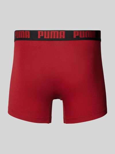 Puma Boxershort met deelnaden in een set van 2 stuks Bordeaux - 3