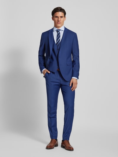 Cinque Slim Fit Anzug mit Brustleistentasche Modell 'soda' Blau 1