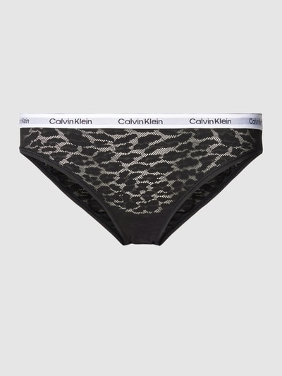 Calvin Klein Underwear Slipy z paskiem z logo Czarny 1