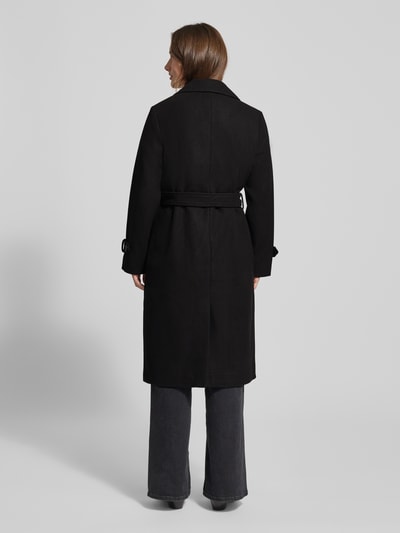 Vero Moda Regular Fit Trenchcoat mit Reverskragen Modell 'FORTUNEVEGA ' Black 5