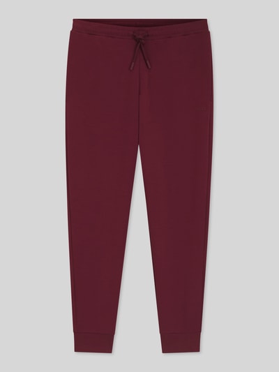 BOSS Green Sweathose mit Kordelzug Bordeaux 2