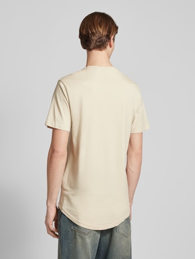 Only & Sons T-shirt in effen design met ronde hals Beige - 5