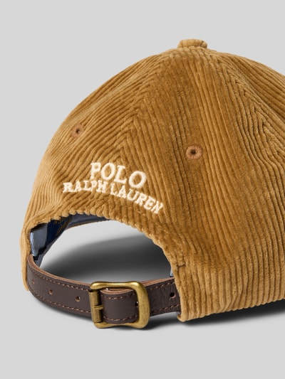 Polo Ralph Lauren Czapka z daszkiem z wyhaftowanym logo Khaki 3