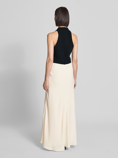 Lauren Ralph Lauren Sukienka wieczorowa z kołnierzem z połami model ‘Jillabret’ Czarny 5