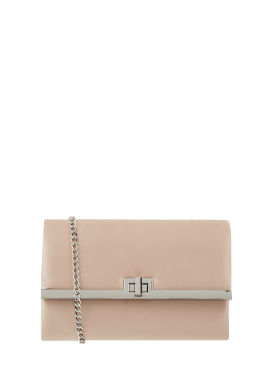 Jake*s Cocktail Box Clutch aus Satin mit Überschlag Rose Melange 1