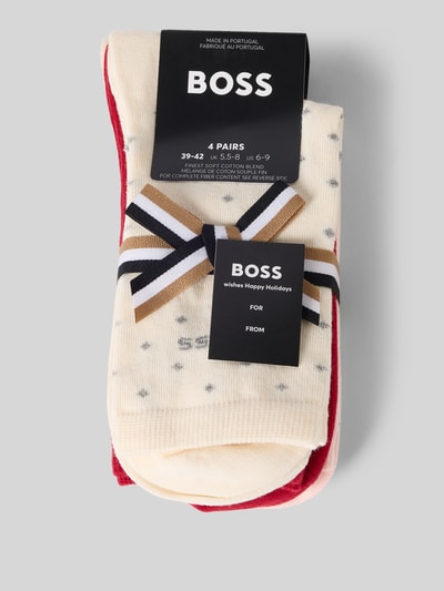 BOSS Socken mit Geschenkbox im 4er-Set Rot 3
