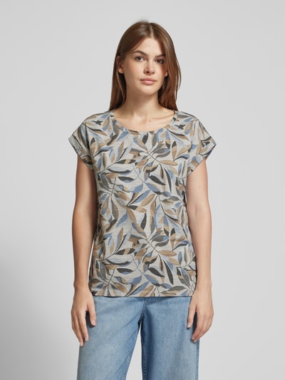 Soyaconcept T-shirt met ronde hals, model 'GALLINA' Lichtblauw - 4