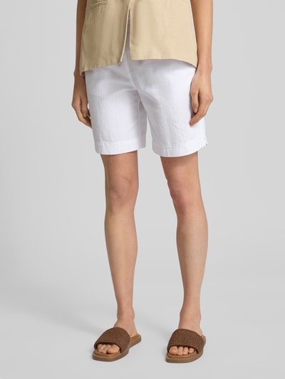 Soyaconcept Szorty o kroju relaxed fit z elastycznym pasem model ‘Cissie’ Biały 4