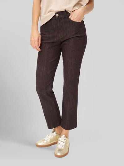 Brax Straight Fit Jeans aus reiner Baumwolle Modell 'STYLE.MAY S' Dunkelbraun 4