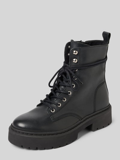 Steve Madden Veterlaarzen met logo-applicatie, model 'Gusto' Zwart - 1