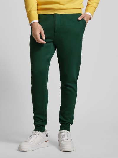 Polo Ralph Lauren Sweatpants met labelstitching, model 'ATHLETIC' Donkergroen - 4