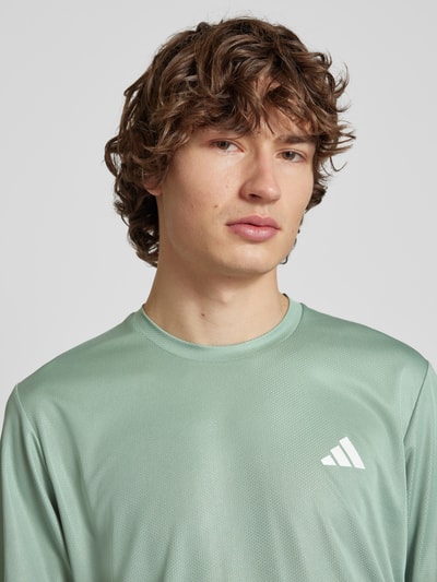 adidas Training T-Shirt mit Label-Print Mint 3