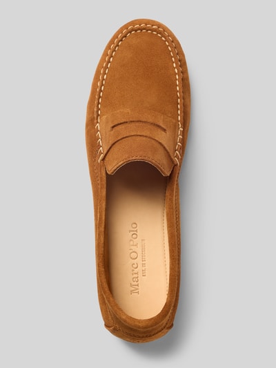 Marc O'Polo Slipper aus echtem Rindsleder Cognac 3