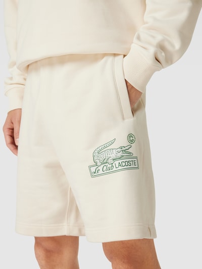 Lacoste Sweatshorts met steekzakken Offwhite - 3